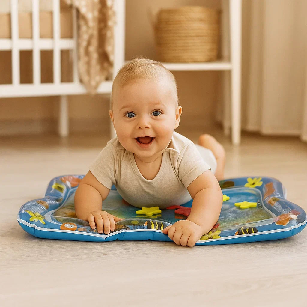 BowLift | Baby Tummy Time Water Mat with Ocean Toys