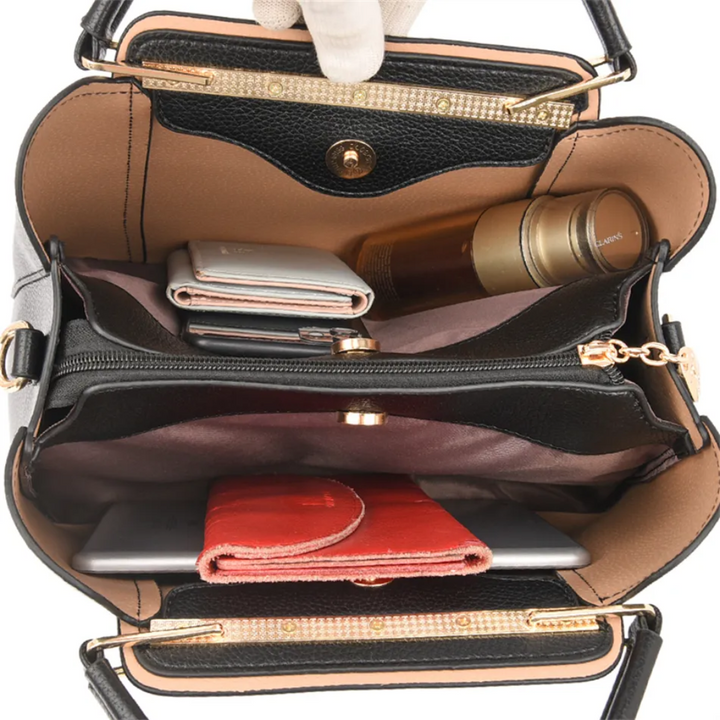 BowLift | Vivian Luxury Shoulder Bag – Elegant PU Leather Handbag with Crossbody Strap