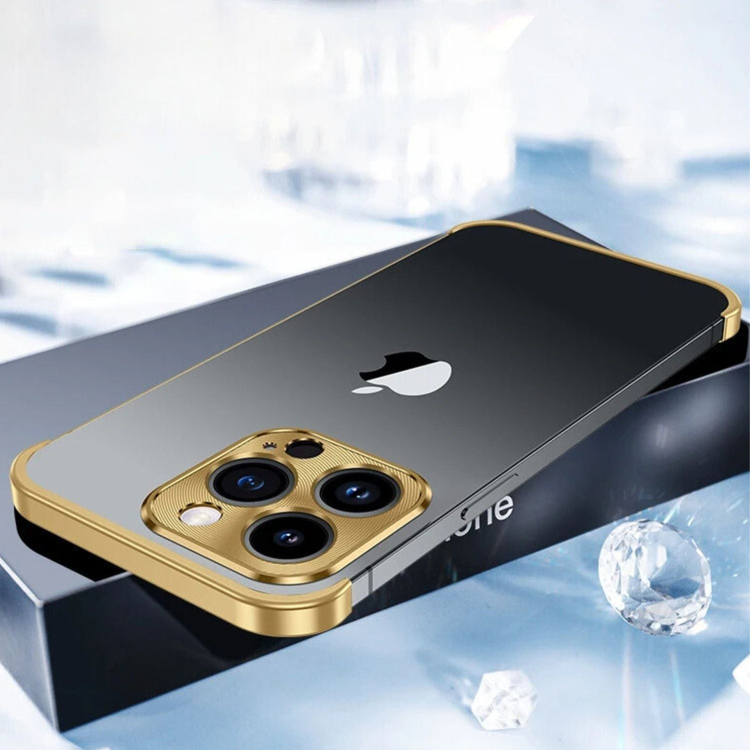 Ultra-Thin Metal Phone Case | Slim and Sturdy | Shockproof Protection for iPhone and Android | Bowlift