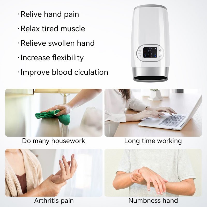 BowLift | Electric Hand Massager with Compression – Relief for Arthritis & Hand Pain