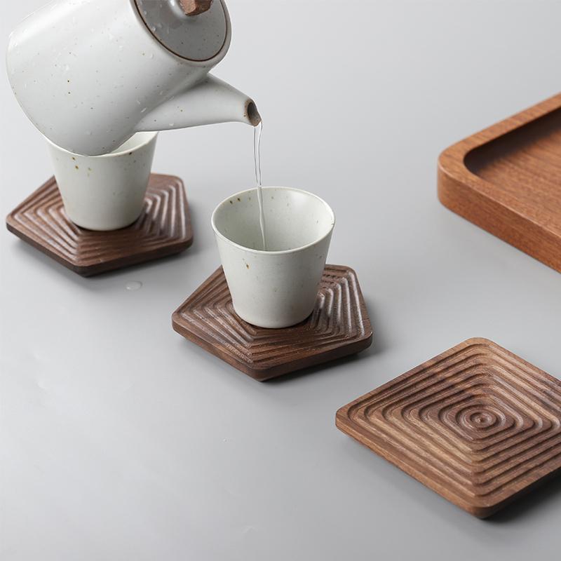 Creative Coasters – Black Walnut in Unique Shapes Bowlift