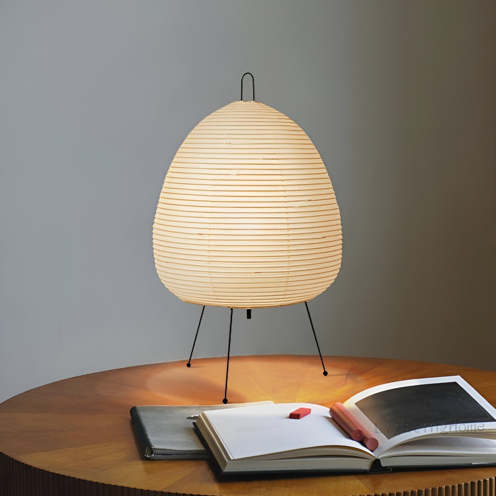 BowLift | ZenLoom – Luxurious table lamp with Japanese Wabi-Sabi design for gentle light
