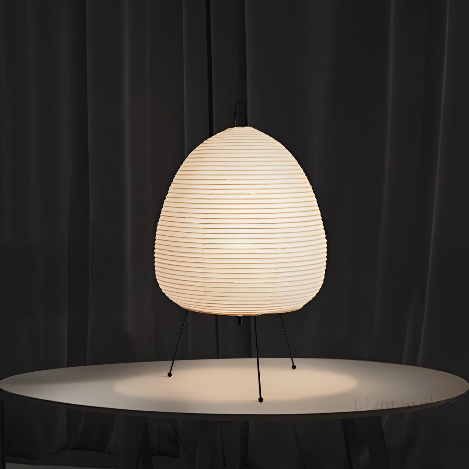 BowLift | ZenLoom – Luxurious table lamp with Japanese Wabi-Sabi design for gentle light
