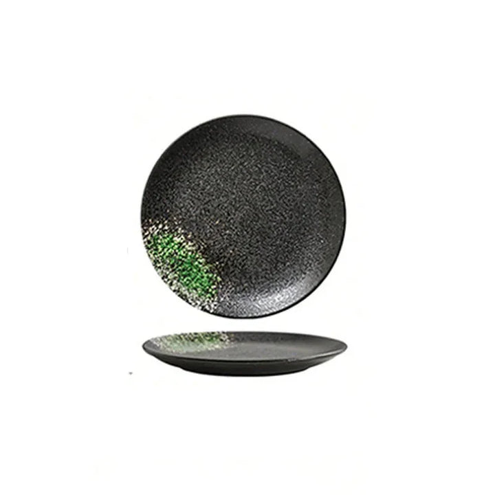 Japanese Style Ceramic Circular Dinner Plate Dessert Dish Plate | Bowlift