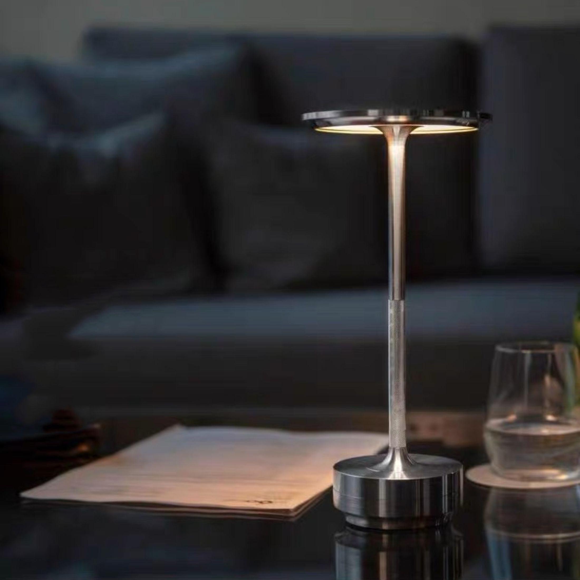 BowLift | Japanese Style LED Touch Table Lamp - ZenLight