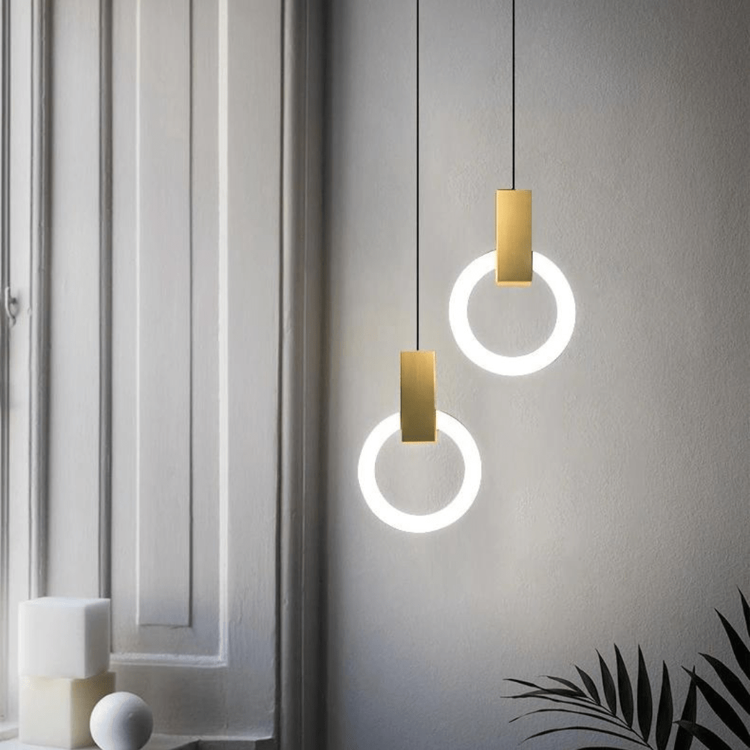 BowLift | Nordic LED Pendant Lamp Made of Wood, Round