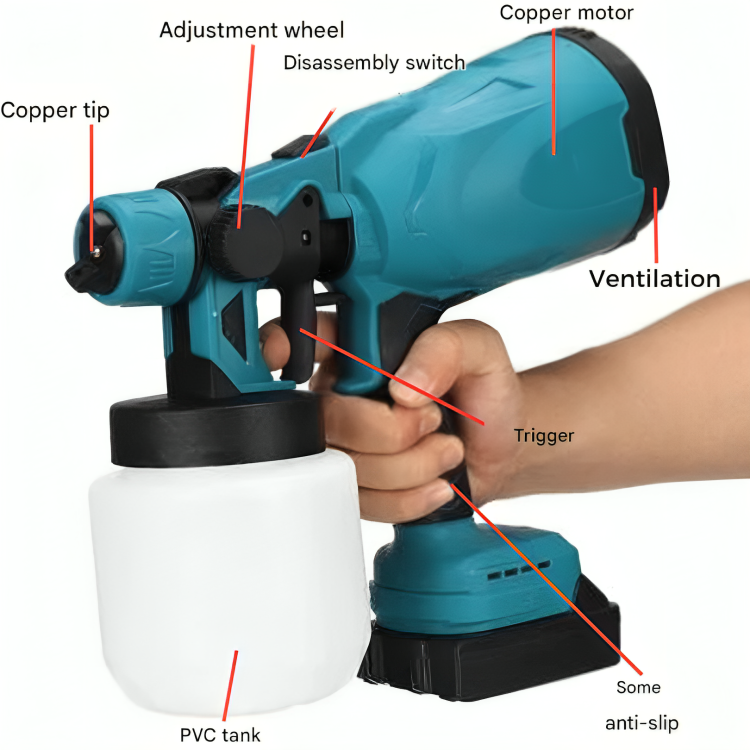 BowLift | SprayPro Max | Cordless Electric Paint Sprayer for Walls