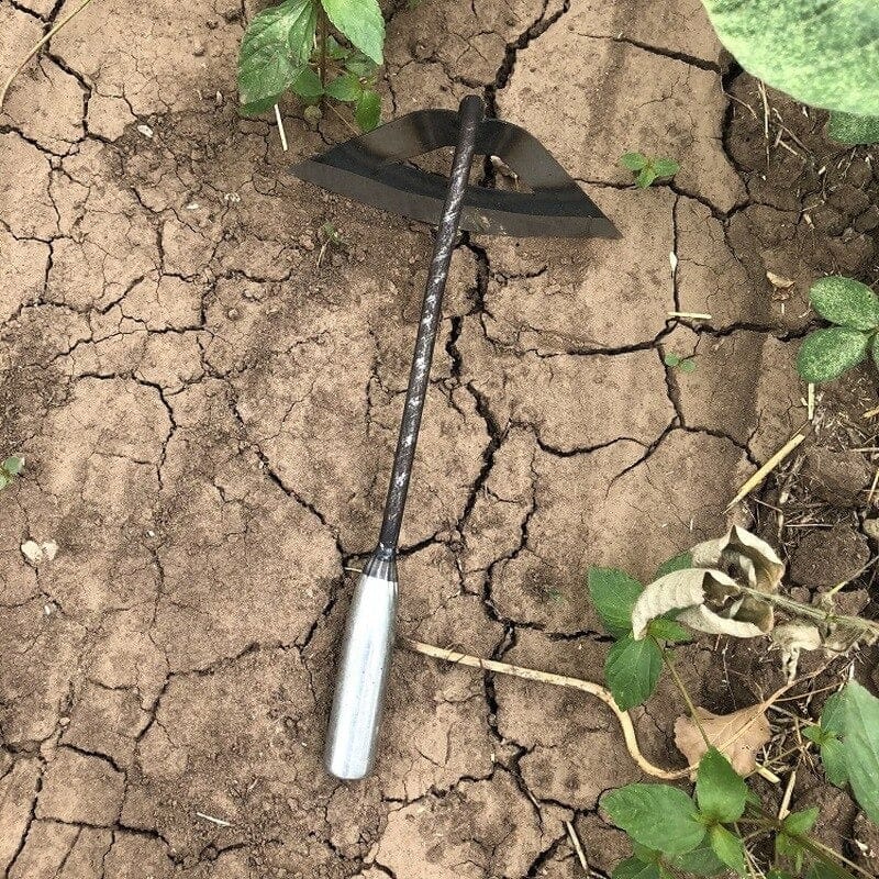 BowLift | HollowHoe Pro | Sharp Steel Gardening Hoe for Soil