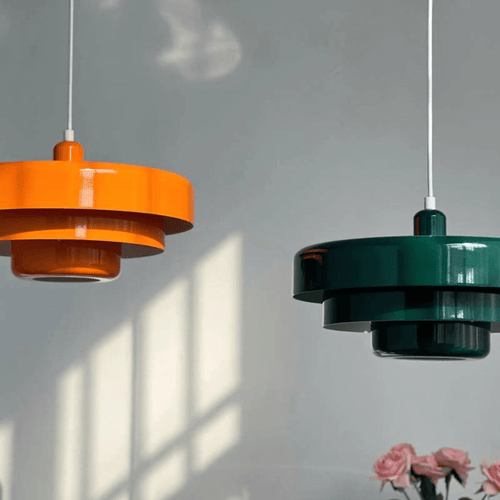 BowLift | VintageAura Bauhaus LED Pendant Lamp – Timeless Luxury Lighting