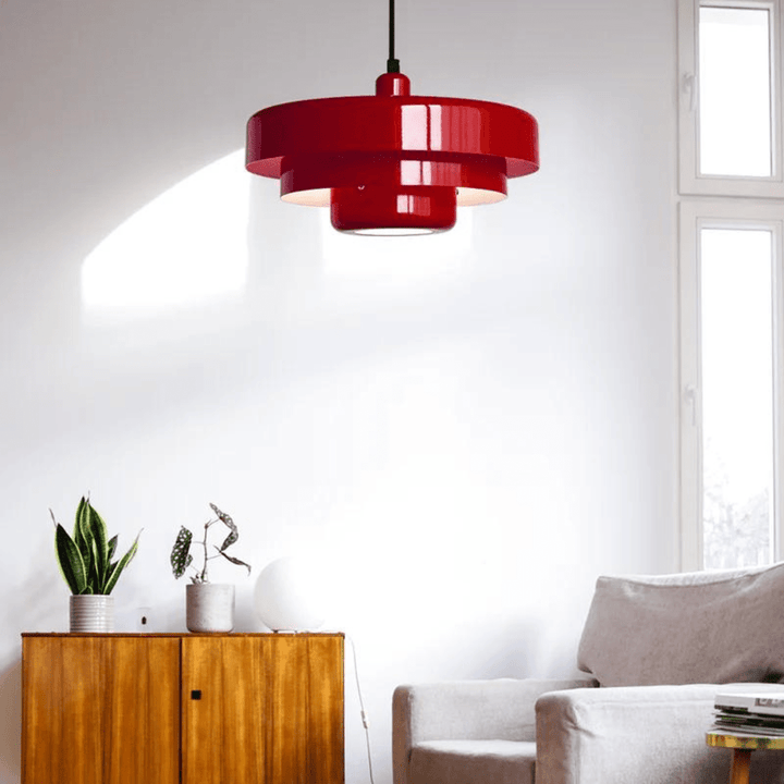 BowLift | VintageAura Bauhaus LED Pendant Lamp – Timeless Luxury Lighting