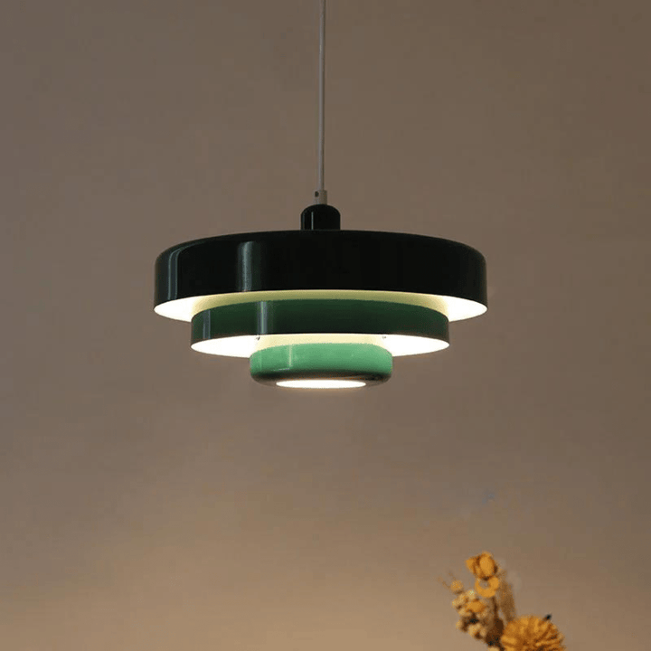 BowLift | Elegant three-level pendant light in macaron colors