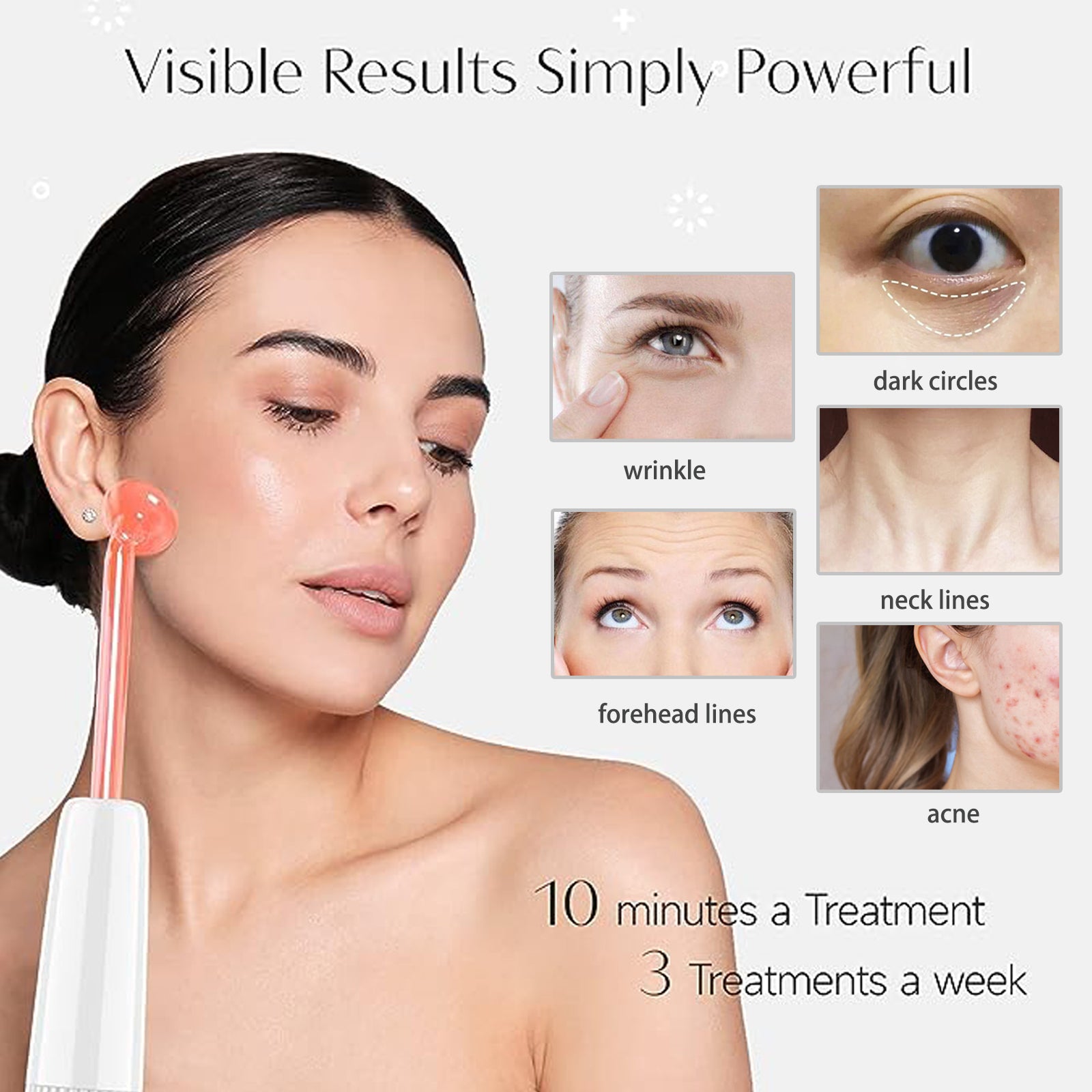 BowLift | Advanced High Frequency Facial & Hair Therapy Wand - Professional Skincare Device