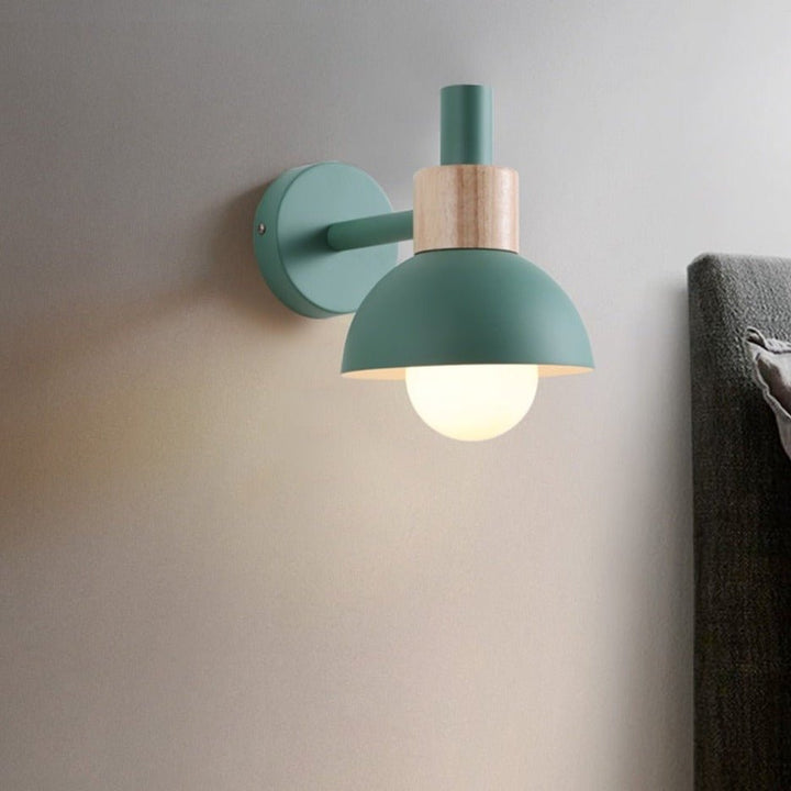 BowLift | ElmRadiance - Wood Wall Lamp