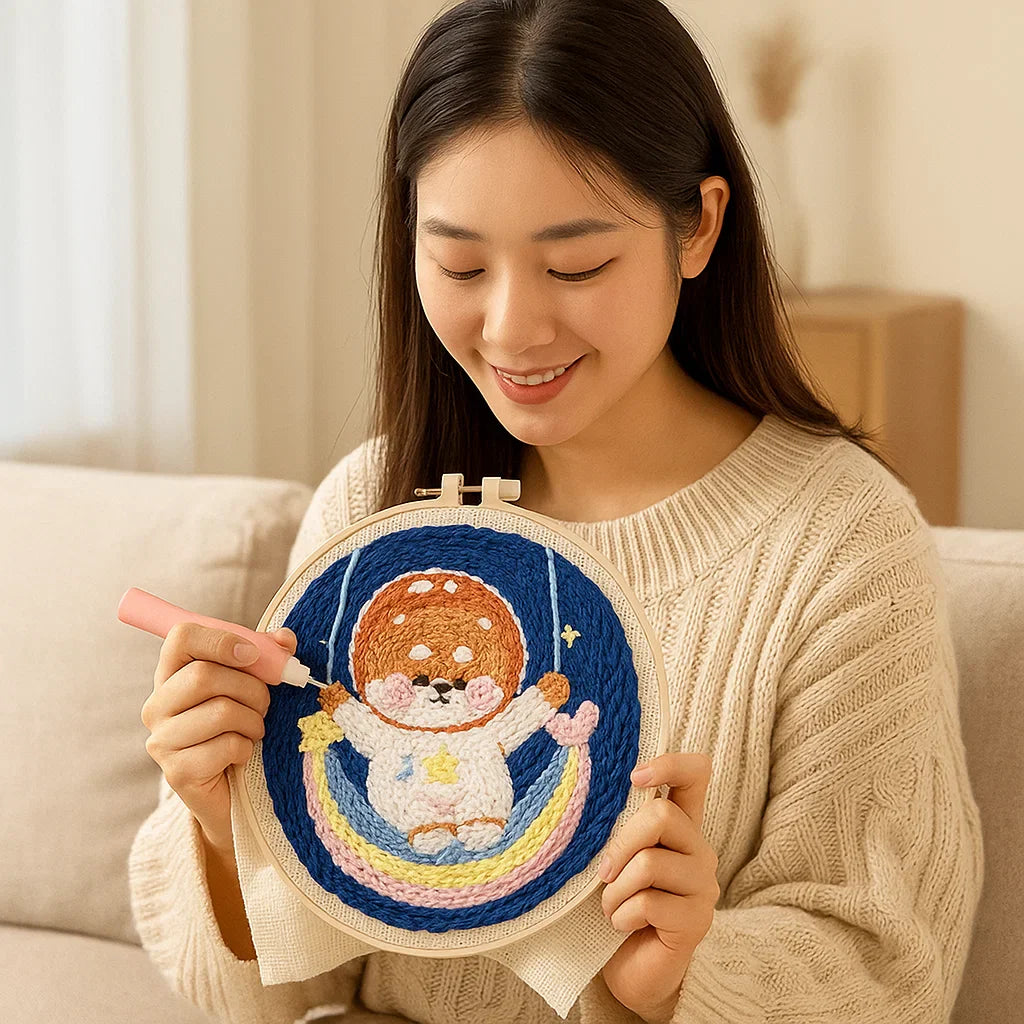 BowLift | Relaxing embroidery set with various designs