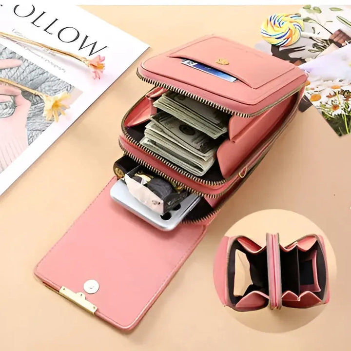 Trendy Leather Anti-Theft Women's Shoulder Bag - SecureStyle | Bowlift