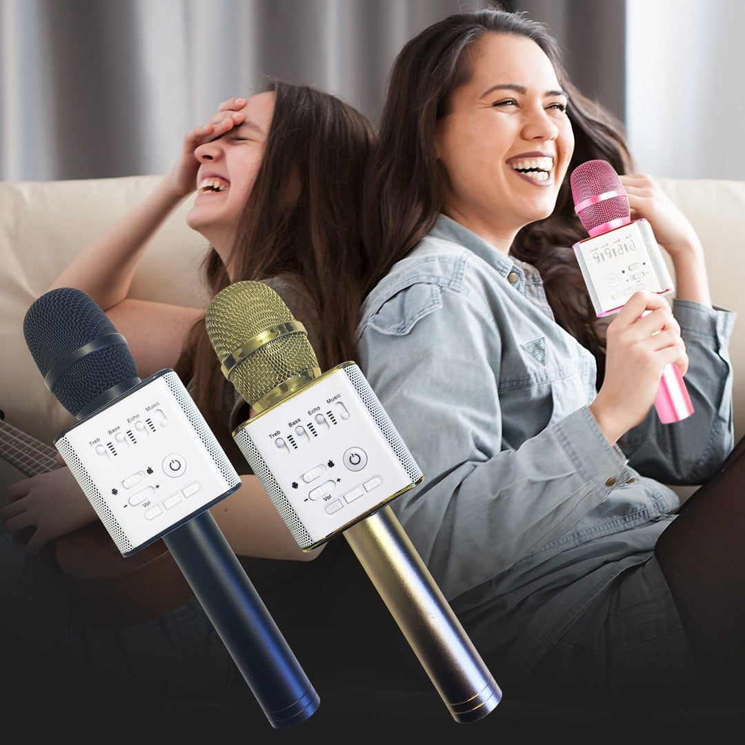 Karaoke Microphone Bluetooth with Speaker | Bowlift