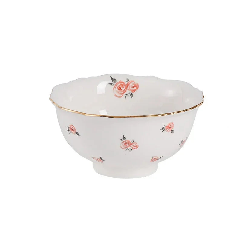 Kawaii Scoop Plate Ceramic Bowl Salad Spoon Steak Plate Dinnerware | Bowlift