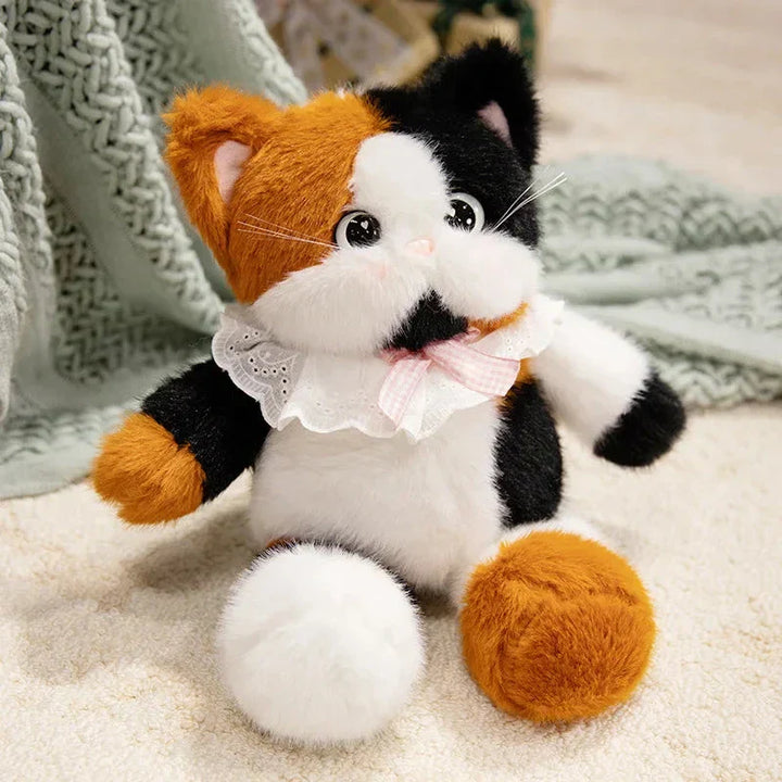 BowLift | Big-eyed Calico Siamese Cat Plush Friends