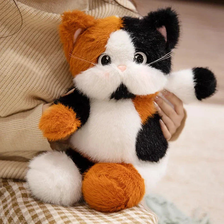 BowLift | Big-eyed Calico Siamese Cat Plush Friends