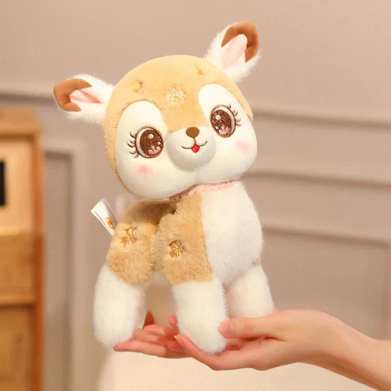 BowLift | Blossom & Maple Kawaii Pink Brown Deer Plushies