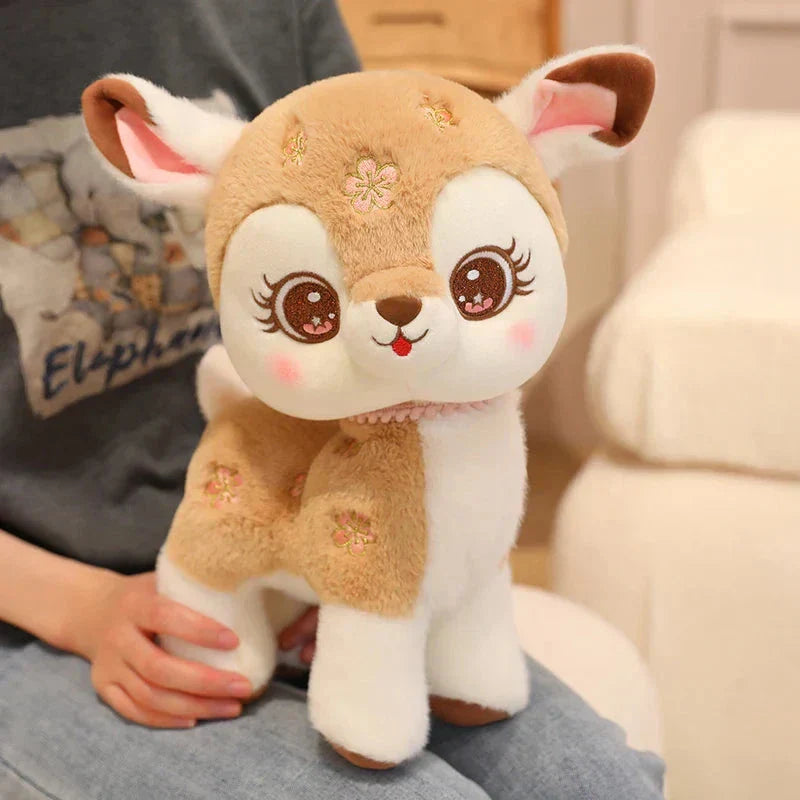 BowLift | Blossom & Maple Kawaii Pink Brown Deer Plushies