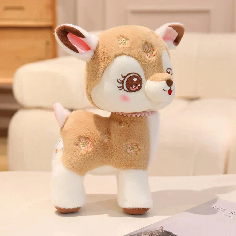 BowLift | Blossom & Maple Kawaii Pink Brown Deer Plushies