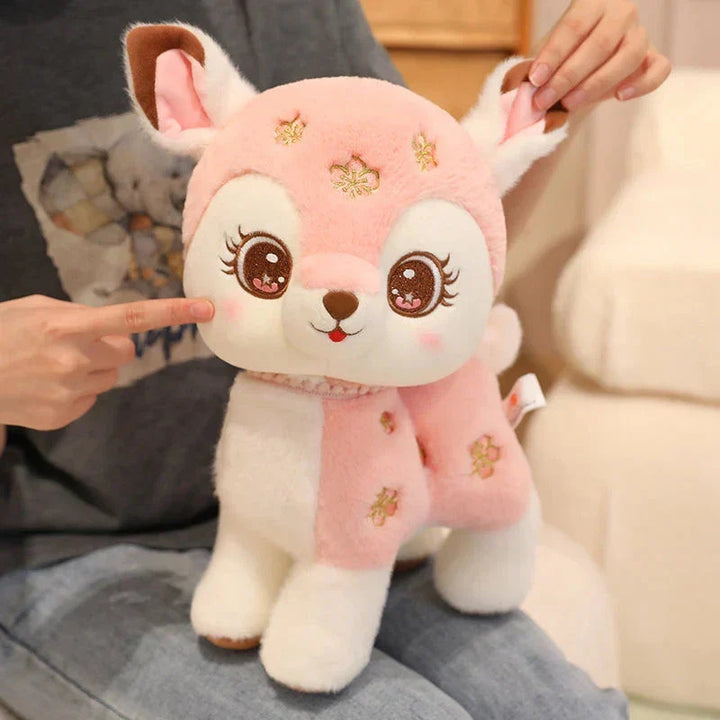 BowLift | Blossom & Maple Kawaii Pink Brown Deer Plushies