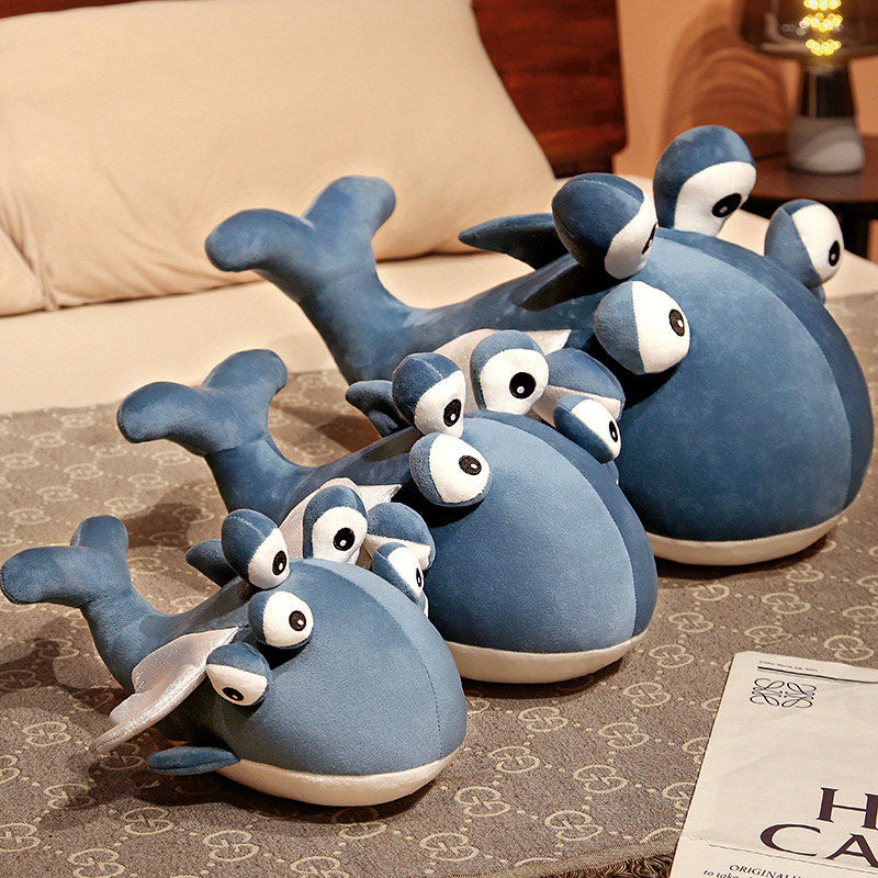BowLift | Blue Alien Whale with Wings Plushie