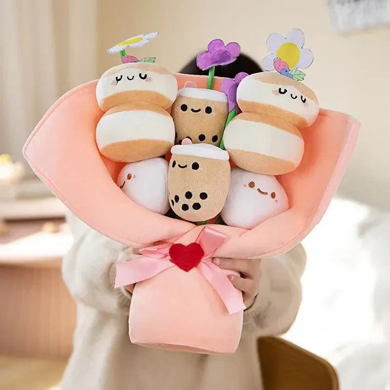 BowLift | Boba Bubble Tea Flower Bouquet Plushie
