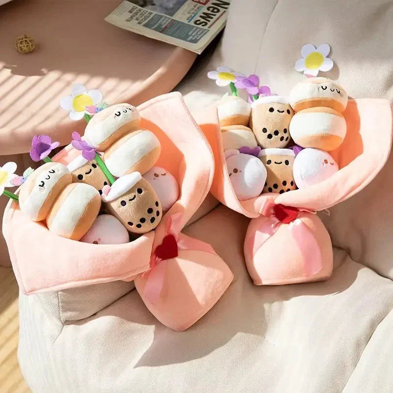 BowLift | Boba Bubble Tea Flower Bouquet Plushie