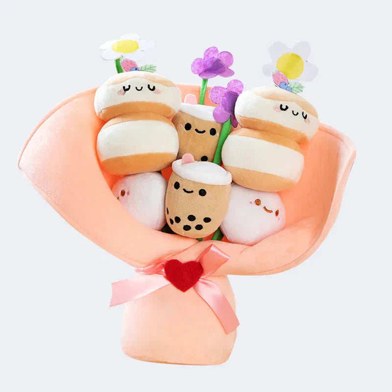 BowLift | Boba Bubble Tea Flower Bouquet Plushie
