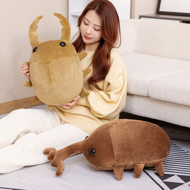 BowLift | Brown Kawaii Dung Beetles Plushies