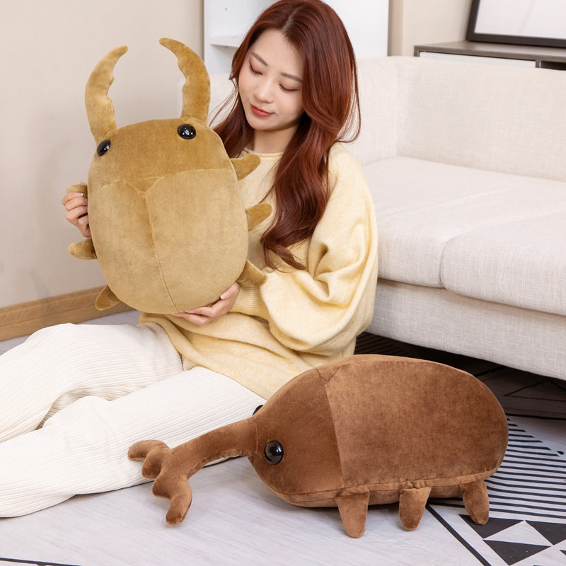 BowLift | Brown Kawaii Dung Beetles Plushies