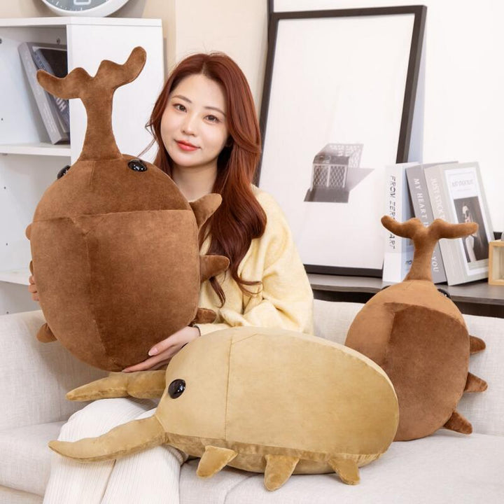 BowLift | Brown Kawaii Dung Beetles Plushies