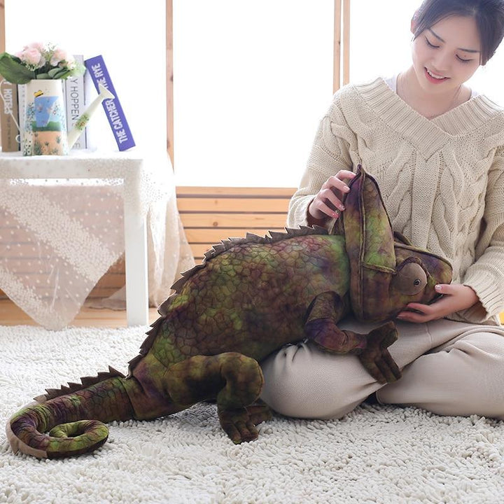 BowLift | Brown & Red Chameleon Plush