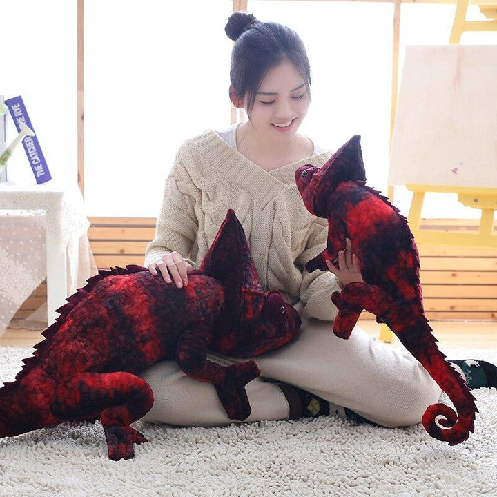 BowLift | Brown & Red Chameleon Plush