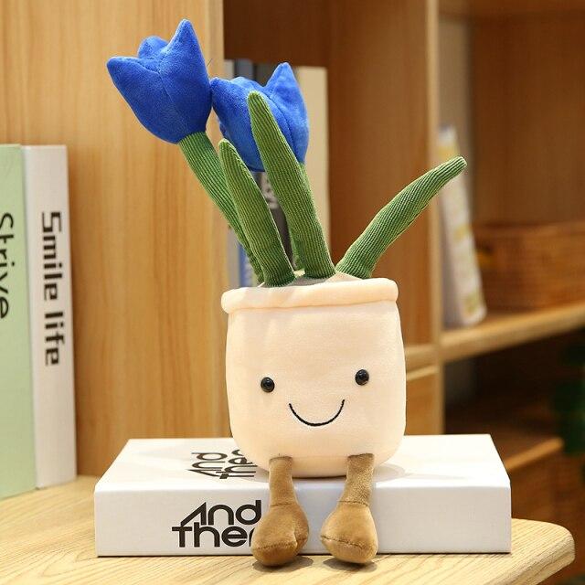 BowLift | Bubbly Tulip Flower Pot Plush