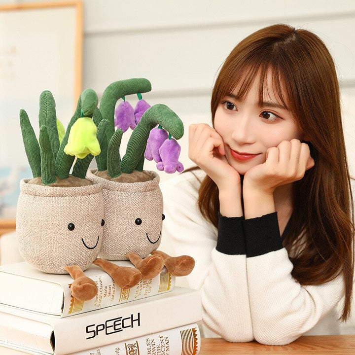 BowLift | Fuzzy Fella Flower Pot Plush