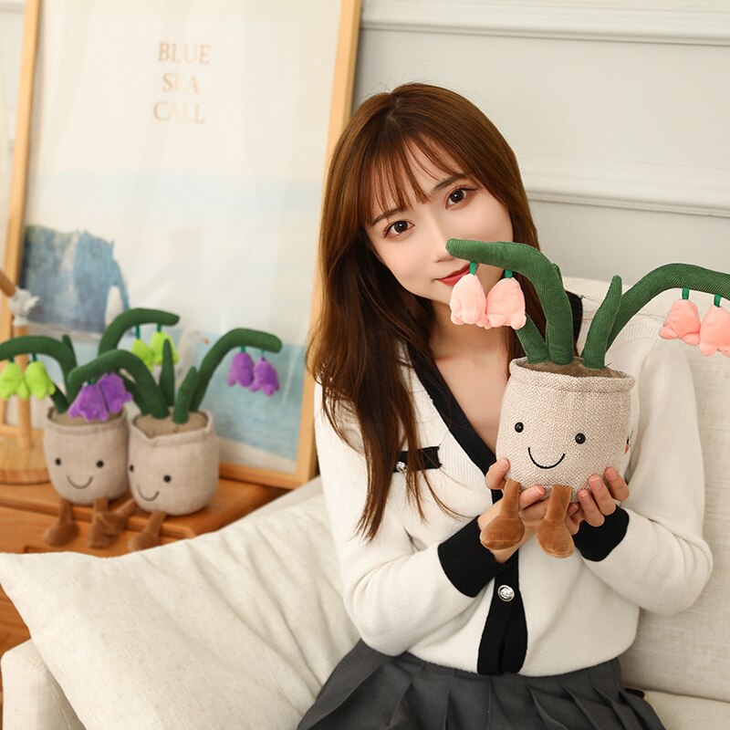 BowLift | Fuzzy Fella Flower Pot Plush