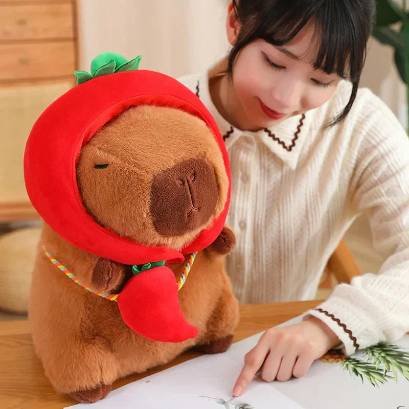 BowLift | Capybara with Vegetable Hats Plushie