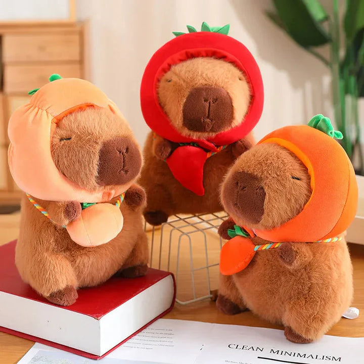 BowLift | Capybara with Vegetable Hats Plushie