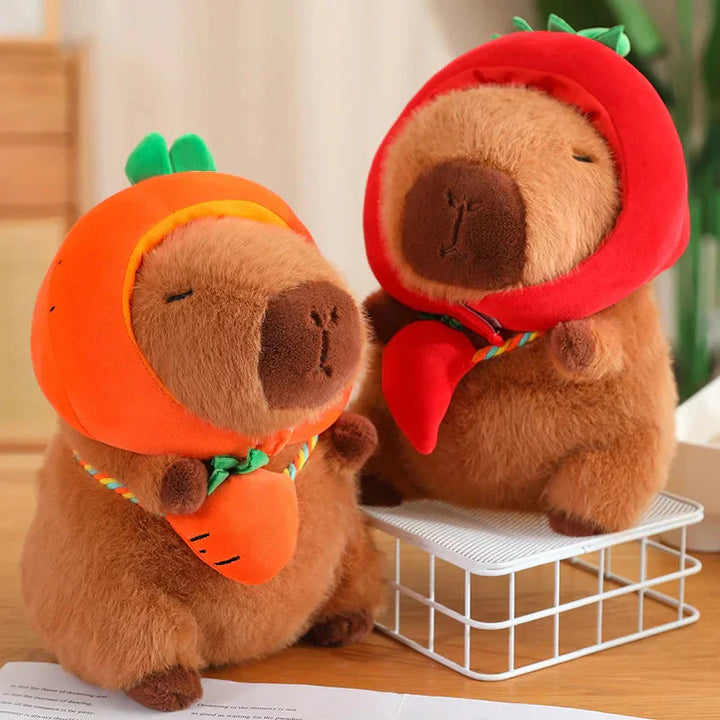 BowLift | Capybara with Vegetable Hats Plushie
