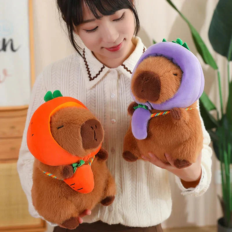 BowLift | Capybara with Vegetable Hats Plushie