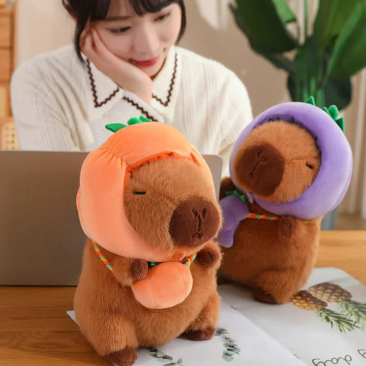 BowLift | Capybara with Vegetable Hats Plushie