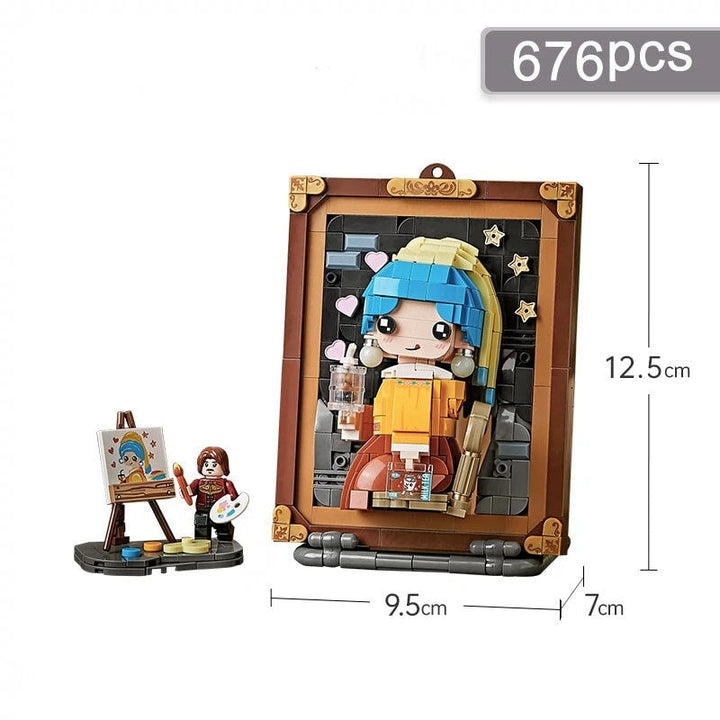 BowLift | Caricature Famous Paintings Micro Building Blocks