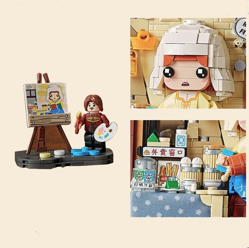 BowLift | Caricature Famous Paintings Micro Building Blocks