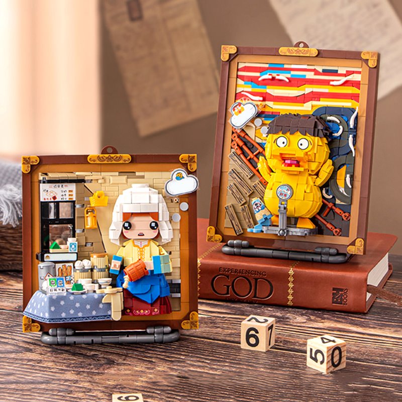 BowLift | Caricature Famous Paintings Micro Building Blocks