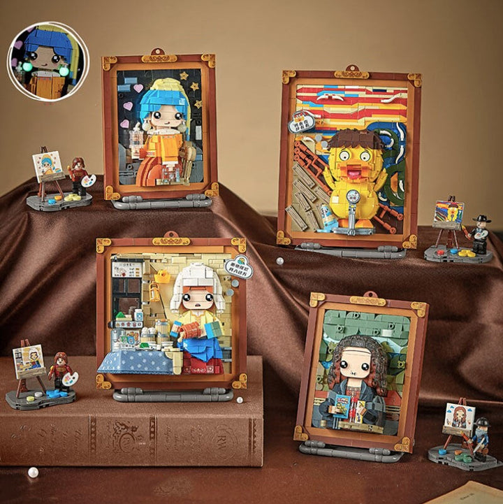 BowLift | Caricature Famous Paintings Micro Building Blocks