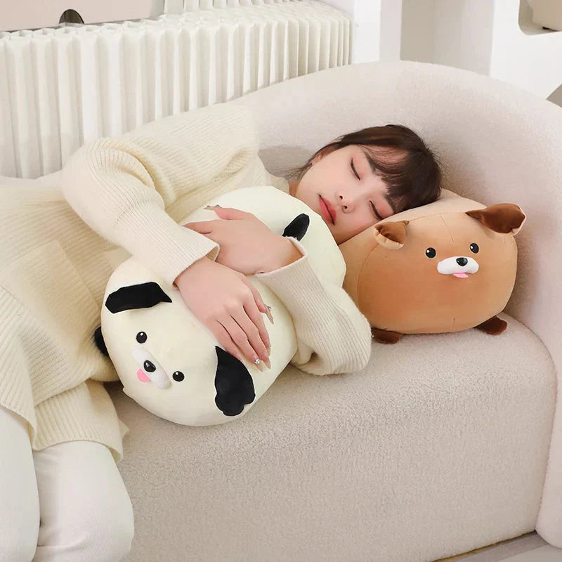 BowLift | Cheerful White Brown Dog Plushies