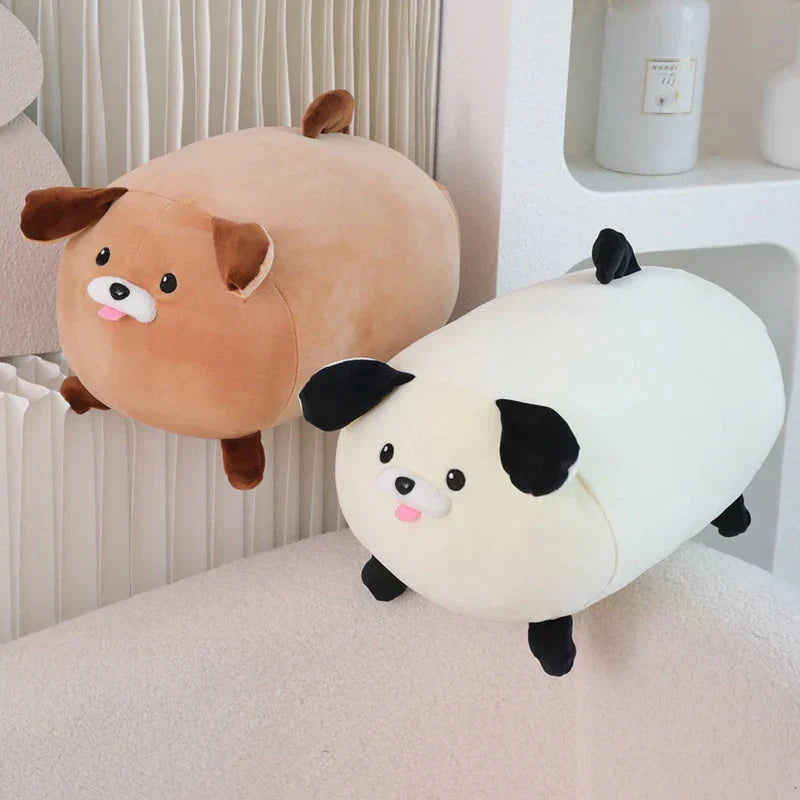 BowLift | Cheerful White Brown Dog Plushies
